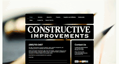 Desktop Screenshot of constructive-improvements.com